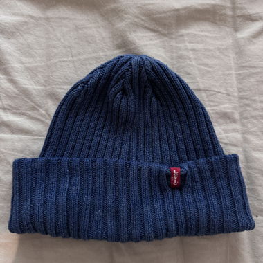 Bonnet en tricot Levi's bleu