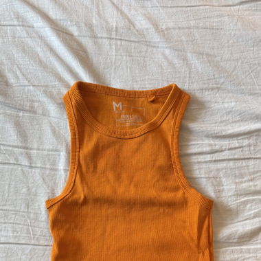 Orange tank top 