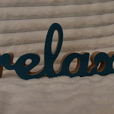 Lettrage décoratif Relax