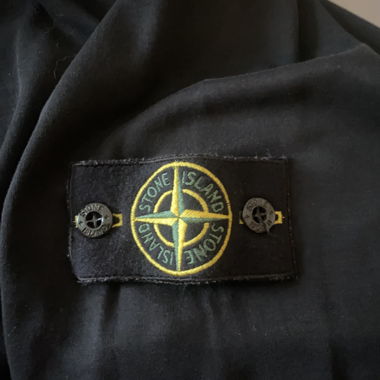 Maglietta a maniche lunghe Stone Island nera