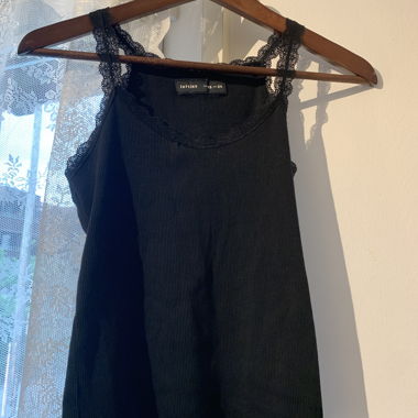 Black Lace Cami Top