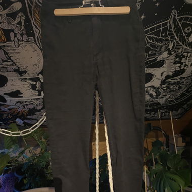 Schwarze Jeans 