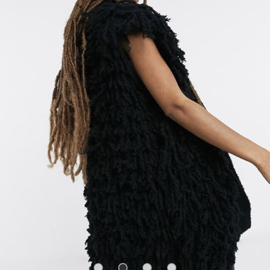 Gilet duveteux Topshop