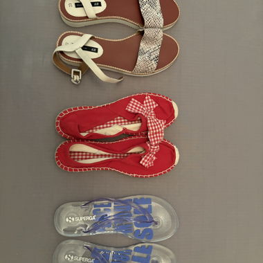 lot de sandales pour femmes
