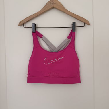 Brassiere de sport Nike rose
