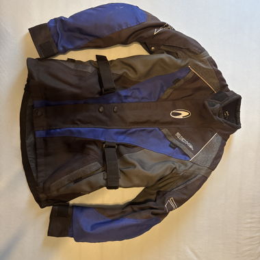 Richa motorcycle jacket and black motorcycle trousers