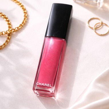Gloss à levres Chanel rose scintillant n78