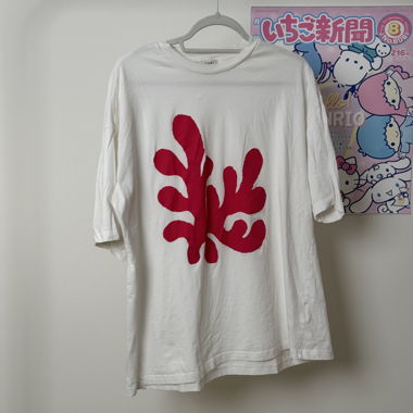 Monki weisses Grafik-T-Shirt