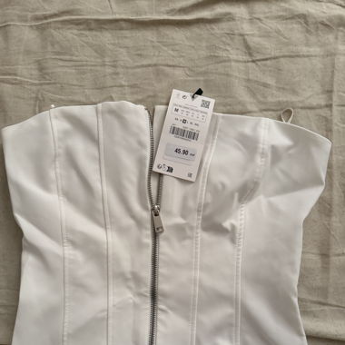 Haut blanc Zara