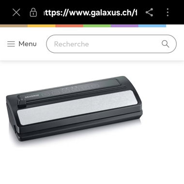Appareil à mettre sous vide