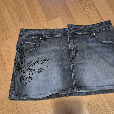 Vintage Jeans Minirock