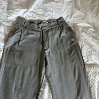 Pantalon fin gris