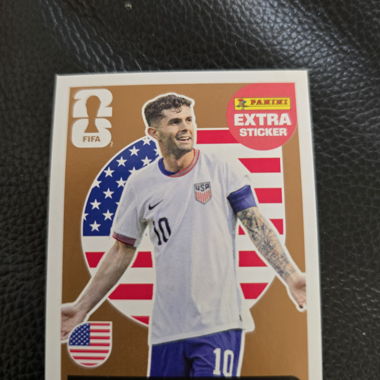 Panini Sticker Christian Pulisic bronze
