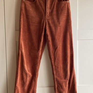 rostrote Cort Jeans