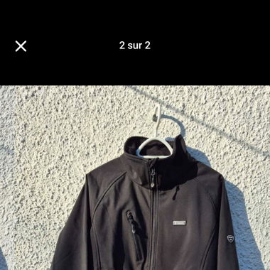 1x veste noir marque trimm taille L