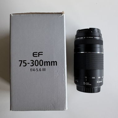 Canon EF 75-300mm f/4-5.6 III Lens