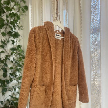 Flauschige Jacke
