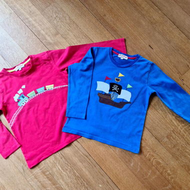 2 Powell Craft Long-Sleeve Shirts 6-7 Years