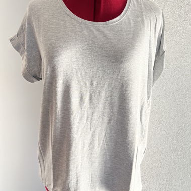 T-shirt gris clair