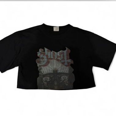 Black Ghost Crop Top
