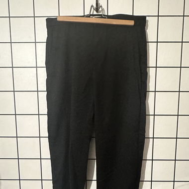 Weekday Cat Cropped Black Trousers