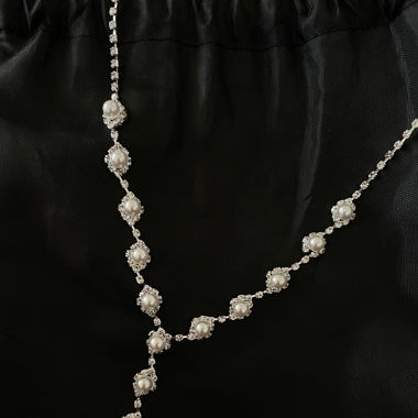 Crystal Chain with pearls 