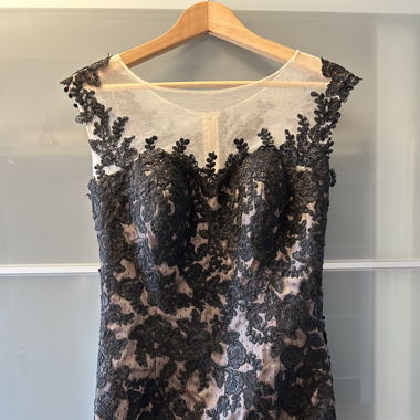 Abendkleid Meerjungfrau Stil mit Schleppe