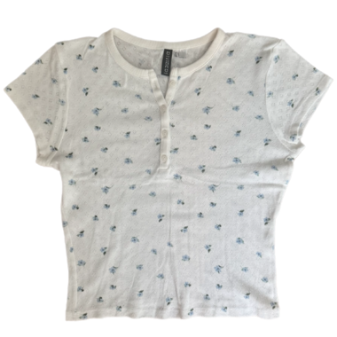 Top in cotone H&M floreale (M)