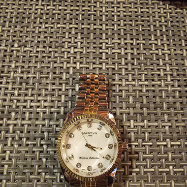 Dame Uhr gold/silber