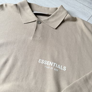 Essentials Fear of God Beige Polo-Sweatshirt