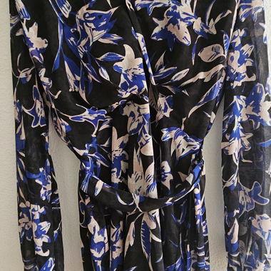 Floral Print Wrap Dress