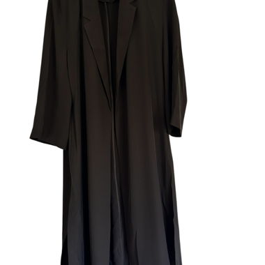 Manteau long blazer noir H&M