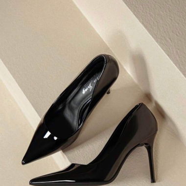 Schuhe Pumps schwarze Büroschuhe Grösse 35