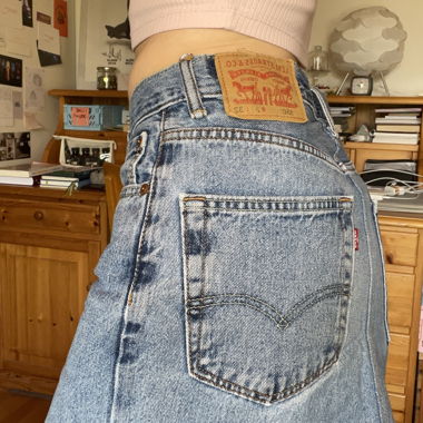 levi's denim skirt