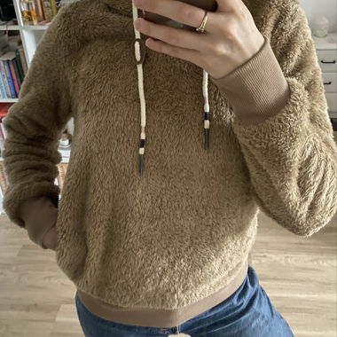 beiger Hoodie