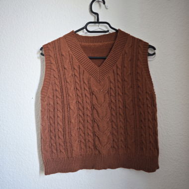 Weste Strick Knit