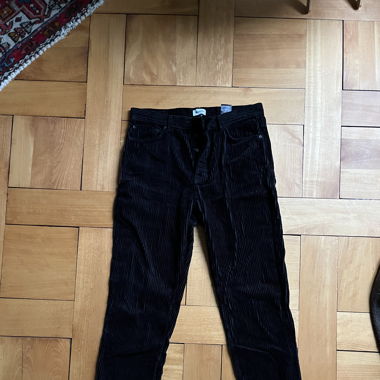 Weekday Black Corduroy Pants