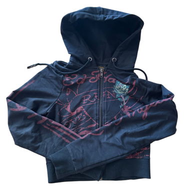 Ed Hardy cropped Sweatjacke XS