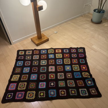 Crocheted blanket