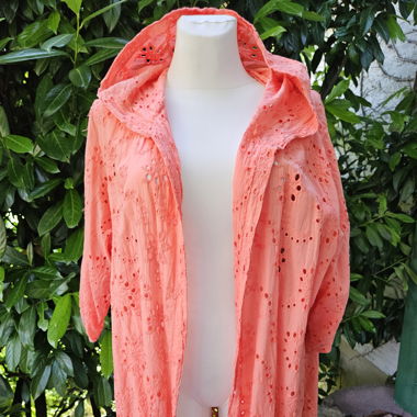 BOHO Hoodie Jäckchen in tollem Korall