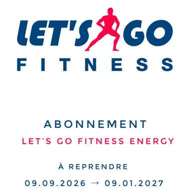 Abonnement Let’s Go Fitness ENERGY