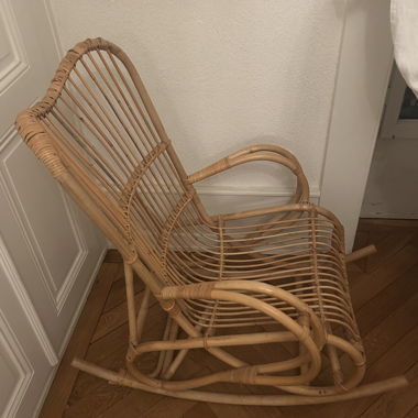 Rocking Chair en Rotin Maison du Mondes