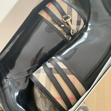 Burberry Gummistiefel schwarz 