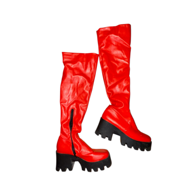 Rote Boots Grösse 41