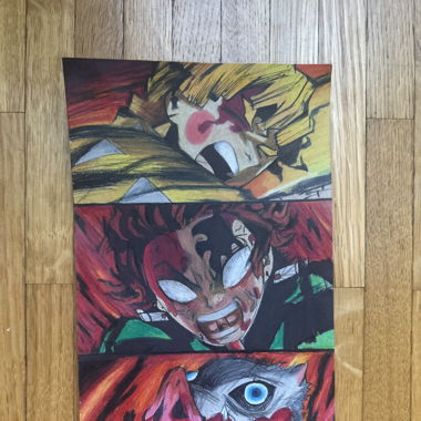 Dessin fait main: Demon slayer