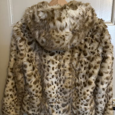 Giacca invernale Asos effetto leopardo