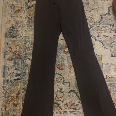 Bershka grey suit trousers bootcut