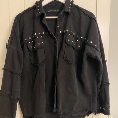 Black Studded Shirt