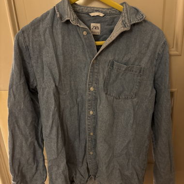 Zara jeans shirt 