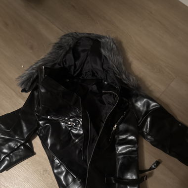 Cozy leaderjacke